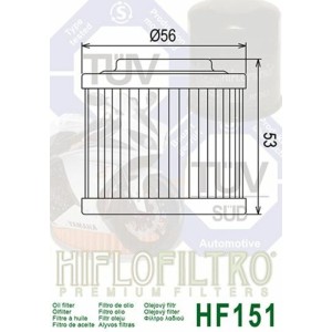 Filtre à Huile HIFLOFILTRO HF151