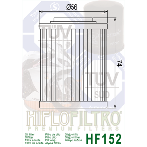 Filtre à Huile HIFLOFILTRO HF152