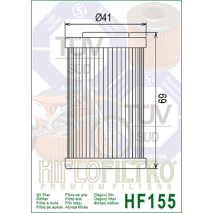 Filtre à Huile HIFLOFILTRO HF155