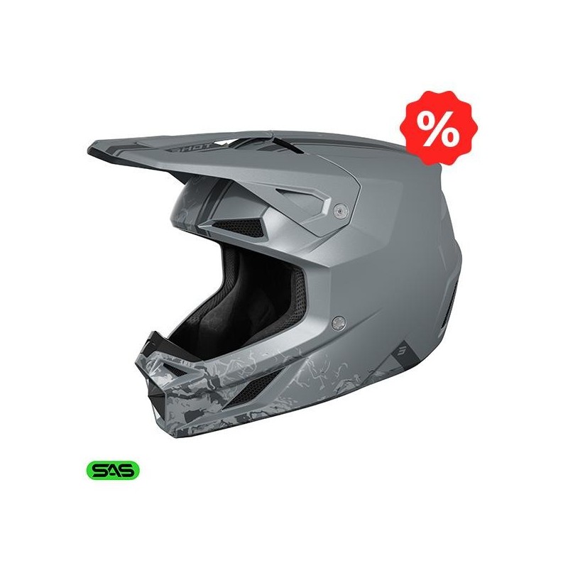 Casque SHOT 2026 Speed Battle Gris Mat