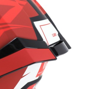 Casque MT THUNDER Gris Rouge Mat