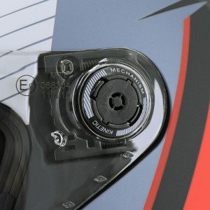 Casque MT THUNDER Gris Rouge Mat