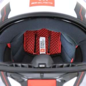Casque MT THUNDER Gris Rouge Mat