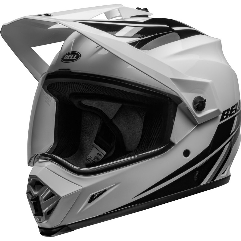 Casque BELL MX-9 Adventure MIPS Alpine Noir Blanc