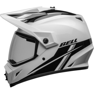 Casque BELL MX-9 Adventure MIPS Alpine Noir Blanc