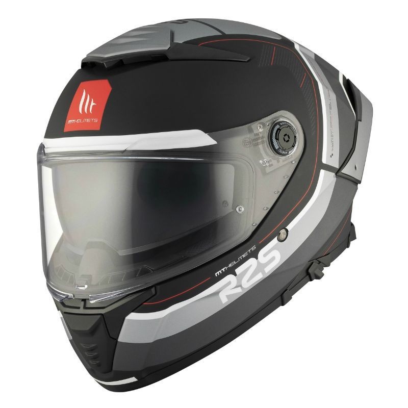 Casque MT THUNDER Noir Gris Mat