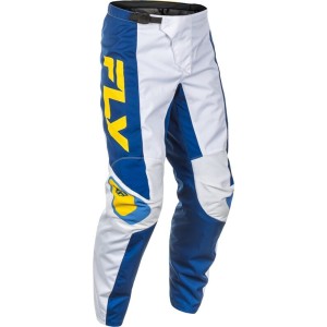 Pantalon FLY RACING F-16 Blanc Bleu