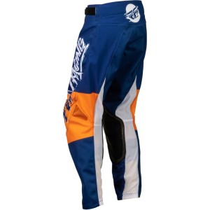 Pantalon enfant FLY RACING Kinetic Khaos Bleu Orange