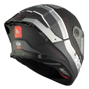 Casque MT THUNDER Noir Gris Mat