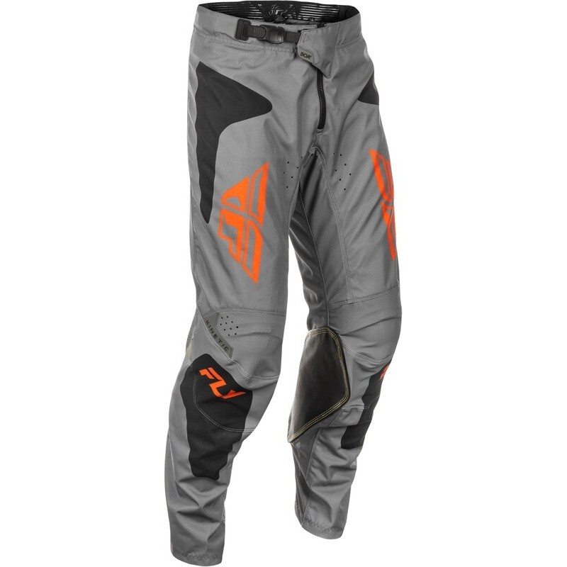 Pantalon FLY RACING Kinetic Sym Gris Orange Pantalon FLY RACING Kinetic Sym Gris Orange