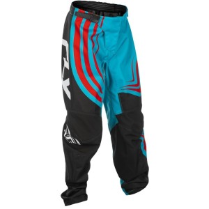 Pantalon enfant FLY RACING F-16 Cyan Noir
