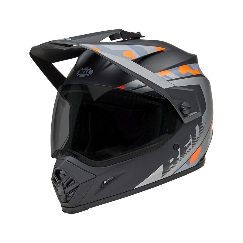 Casque BELL MX-9 Adventure MIPS Mesa Noir Mat Orange