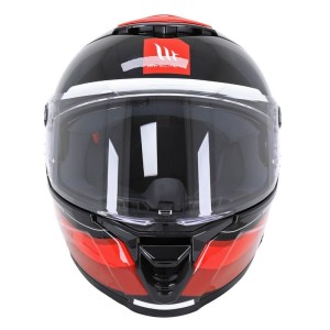 Casque MT THUNDER Noir Rouge Brillant