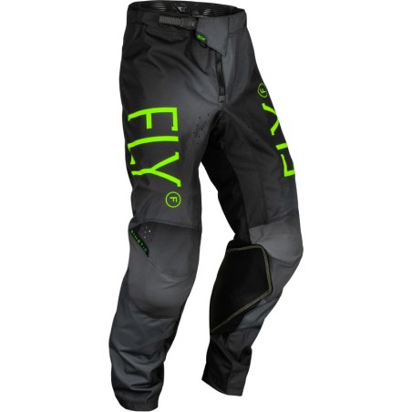 Pantalon enfant FLY RACING Kinetic Prodigy Anthracite Neon