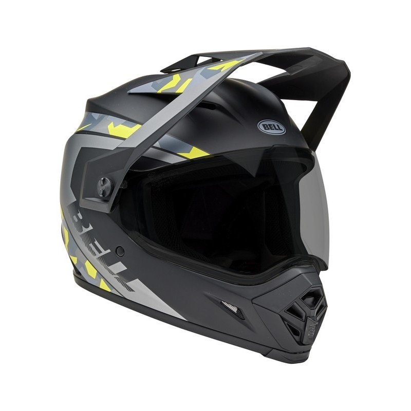 Casque BELL MX-9 Adventure MIPS Mesa Noir Mat Jaune