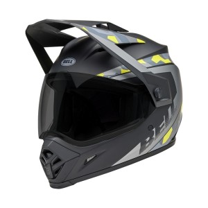 Casque BELL MX-9 Adventure MIPS Mesa Noir Mat Jaune