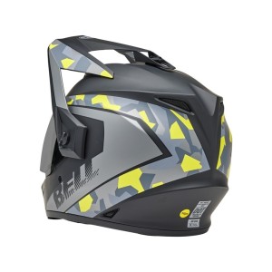 Casque BELL MX-9 Adventure MIPS Mesa Noir Mat Jaune