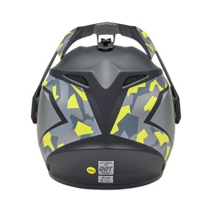 Casque BELL MX-9 Adventure MIPS Mesa Noir Mat Jaune