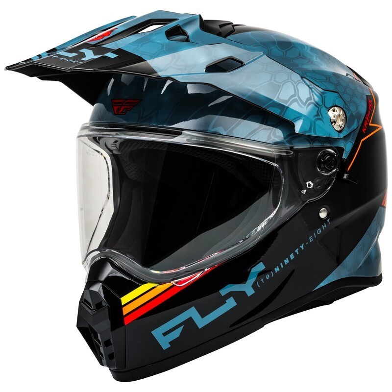 Casque FLY RACING Trekker Kryptek Conceal Bleu