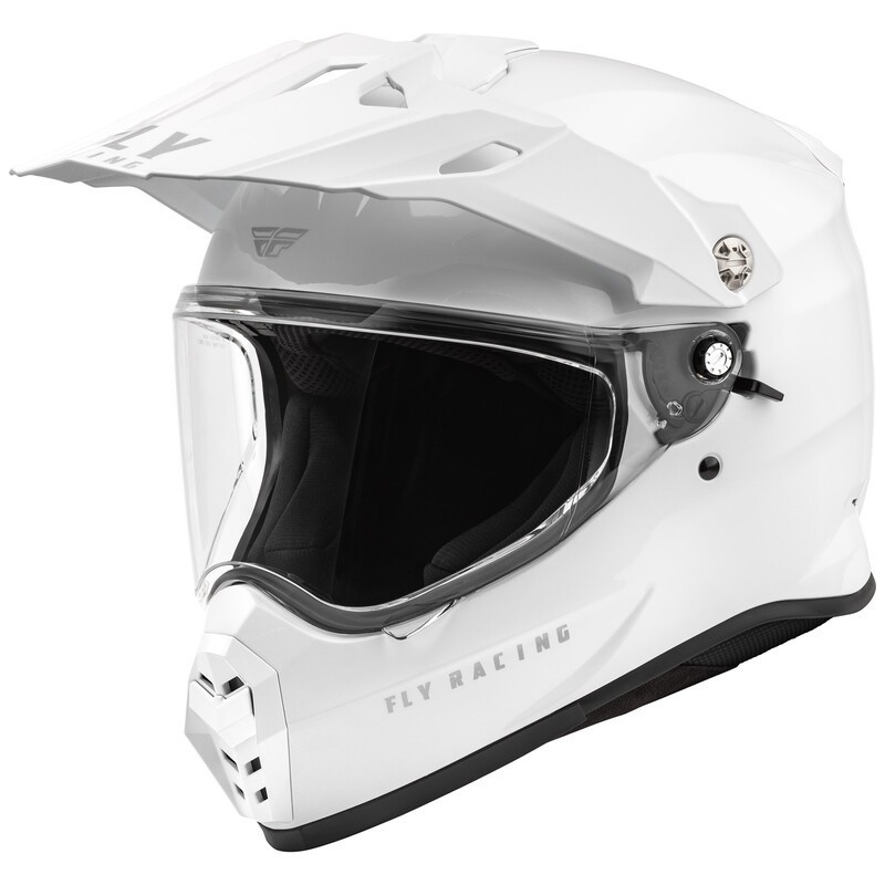 Casque FLY RACING Trekker Solid Blanc