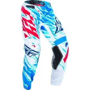 Pantalon enfant FLY RACING Kinetic Relapse Rouge Blanc Bleu