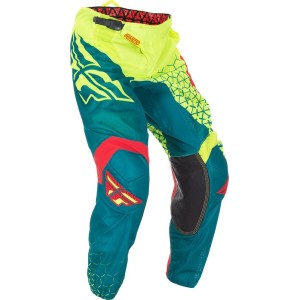 Pantalon enfant FLY RACING Kinetic Trifecta Mesh Hi-Vis
