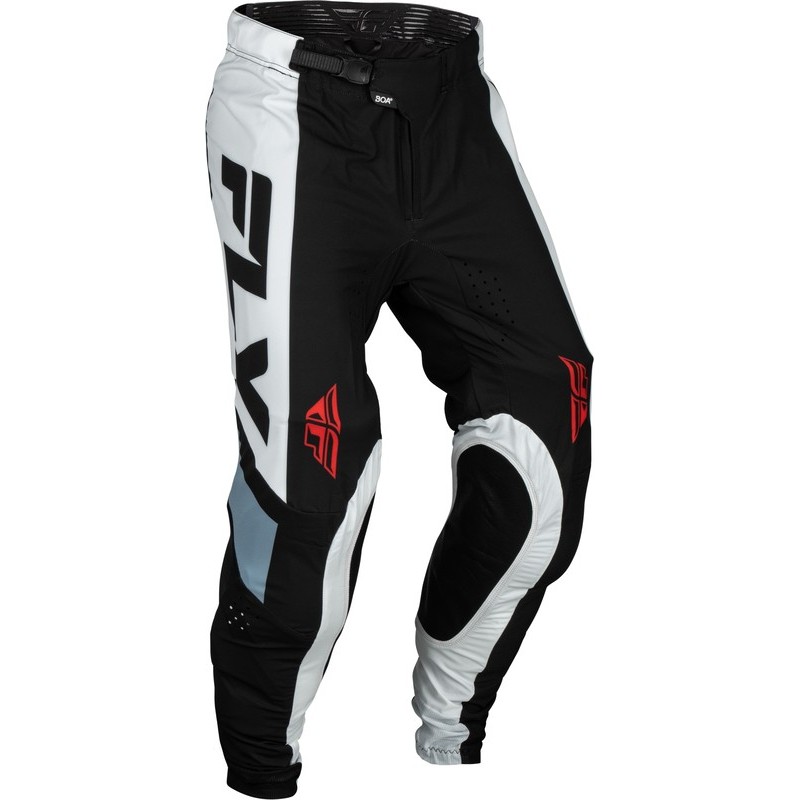 Pantalon FLY RACING Lite Blanc Noir Pantalon FLY RACING Lite Blanc Noir