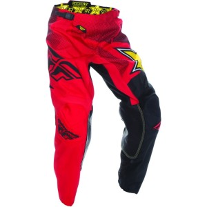 Pantalon enfant FLY RACING Kinetic Rockstar Rouge Noir