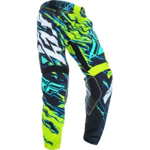 Pantalon FLY RACING Kinetic Relapse Lime bleu