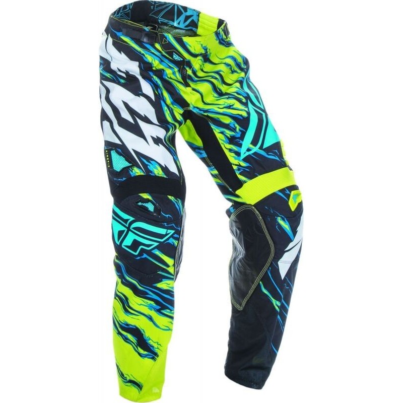 Pantalon FLY RACING Kinetic Relapse Lime bleu Pantalon FLY RACING Kinetic Relapse Lime bleu