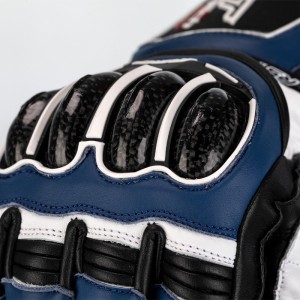 Gants RST Tractech Evo 4 Cuir Bleu