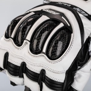 Gants RST Tractech Evo 4 Cuir Blanc