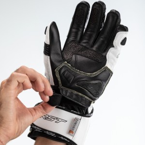 Gants RST Tractech Evo 4 Cuir Blanc