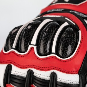 Gants RST Tractech Evo 4 Cuir Rouge