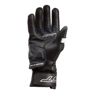 Gants RST Pilot CE Cuir Noir Bleu