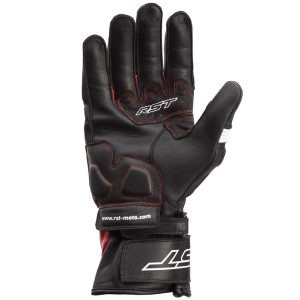 Gants RST Pilot CE Cuir Noir Rouge