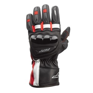 Gants RST Pilot CE Cuir Noir Rouge
