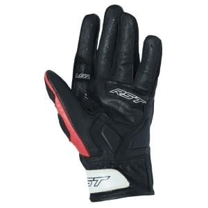Gants RST Stunt 3 CE Cuir Textile Rouge
