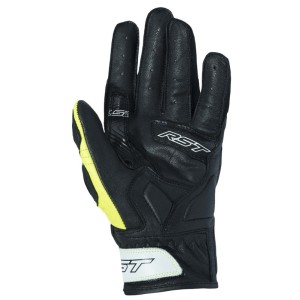 Gants RST Stunt 3 CE Cuir Textile Jaune