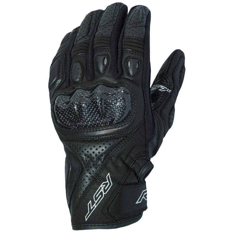 Gants RST Stunt 3 CE Cuir Textile Noir Gants RST Stunt 3 CE Cuir Textile Noir