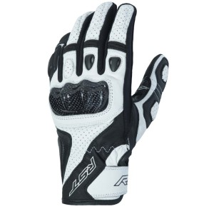 Gants RST Stunt 3 CE Cuir Textile Blanc