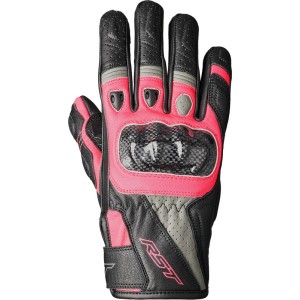 Gants femme RST Stunt 3 CE Cuir Rose