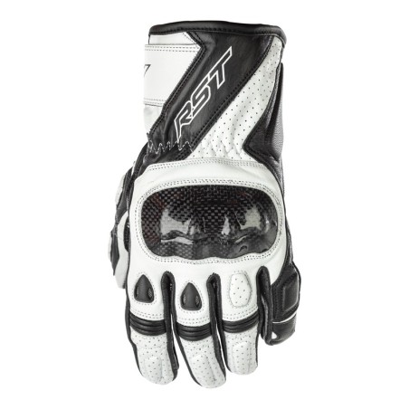 Gants femme RST Stunt 3 CE Cuir Blanc