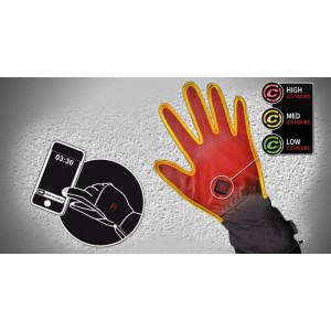 Gants CAPIT chauffants WarmMe Noir