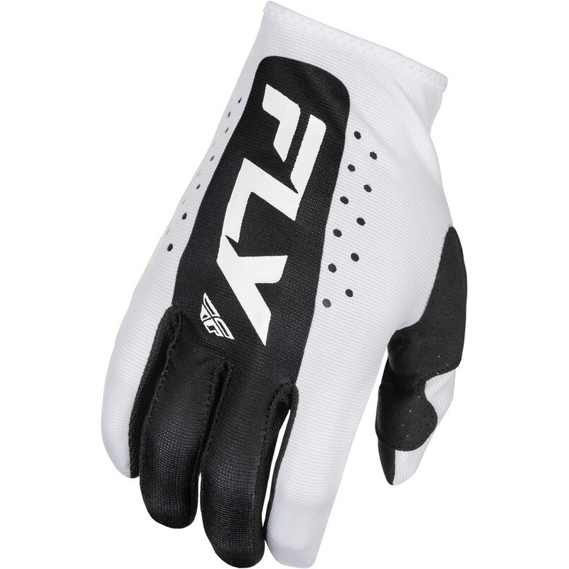 Gants FLY RACING Lite Noir Blanc Gants FLY RACING Lite Noir Blanc