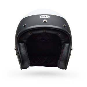 Casque BELL Custom 500 Parlor Noir Blanc Mat