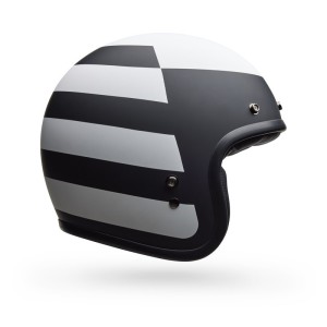 Casque BELL Custom 500 Parlor Noir Blanc Mat