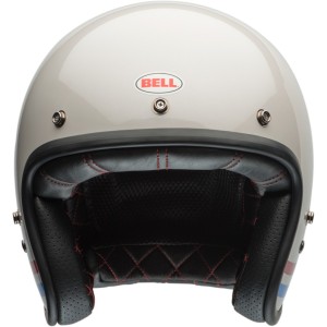 Casque BELL Custom 500 Stripes Pearl