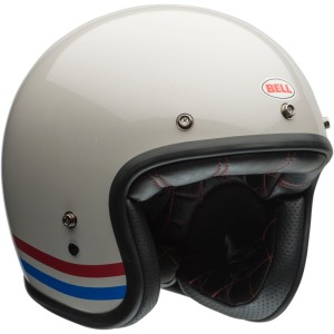 Casque BELL Custom 500 Stripes Pearl