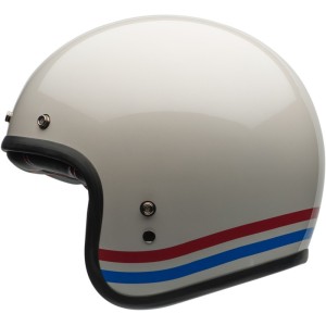 Casque BELL Custom 500 Stripes Pearl